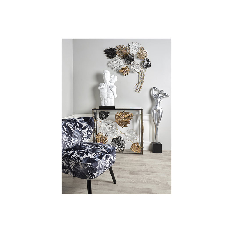 Coastal Plants & Flowers Wall Decor on Metal