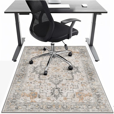 Tapis de chaise de bureau 48 po x 60 po pour plancher de bois franc, sous le bureau ...