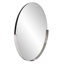 Ames Round Stainless Steel Beveled Mirror-801500182