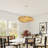 Ariadnee 32 inch 1 - Light Hand-woven Ratten Bamboo Chandelier