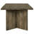 Roman Mango Brown Rectangular Double V-Leg Dining Table