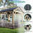 10 ft. W x 12ft. D Outdoor Cedar Wood Gazebo-114210363