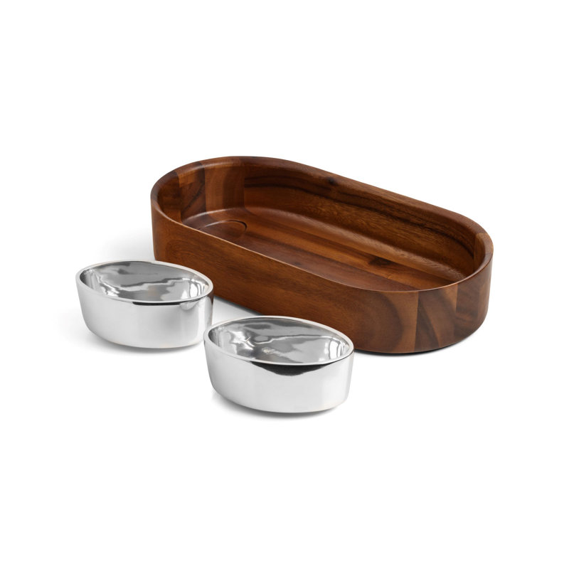 Nippe Oblong Nest Chip And Dip