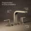 Parallel™Widespread Bathroom Faucet, 3-Hole Two Lever Handle Bathroom Sink Faucet, 1.2 GPM-564840882-597307254