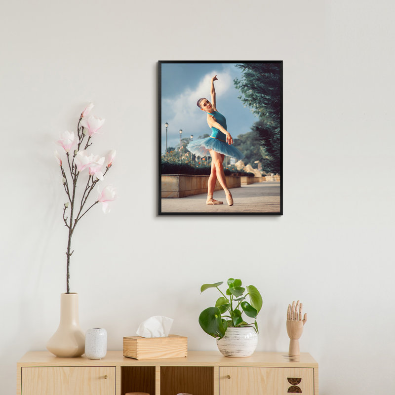 Cadre en métal avec plexiglas - Basics by Wayfair ™, Noir, noir, noir, noir, 18 po x 24 po