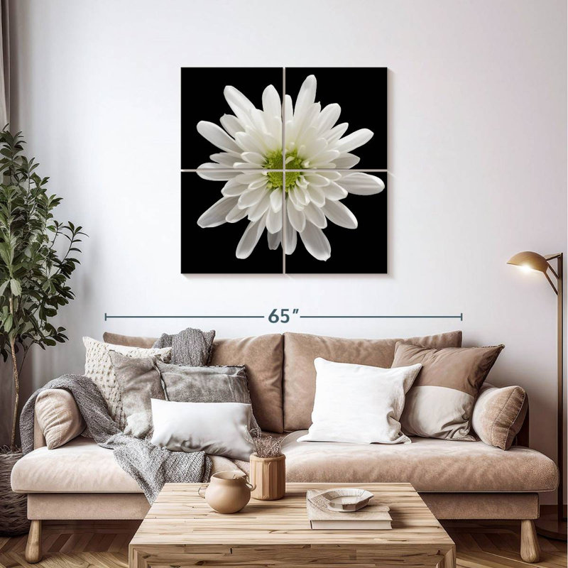 Harnek Chrysanthemum Flower, 38" H x 38" W