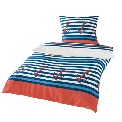 Tyra Striped Duvet Cover Set with Pillowcases Included