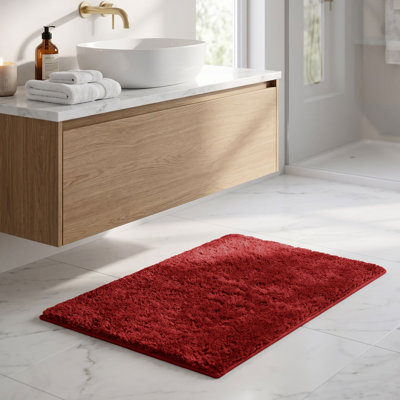 Tapis pour salle de bain 100% polyester 2100 g / m², envers en TPR antidérapant Better Trends Haven 21 po x 34 po Tapis doux, absorbant et à séchage rapide pour salle de bain, douche, baignoire, meuble-lavabo et lavabo