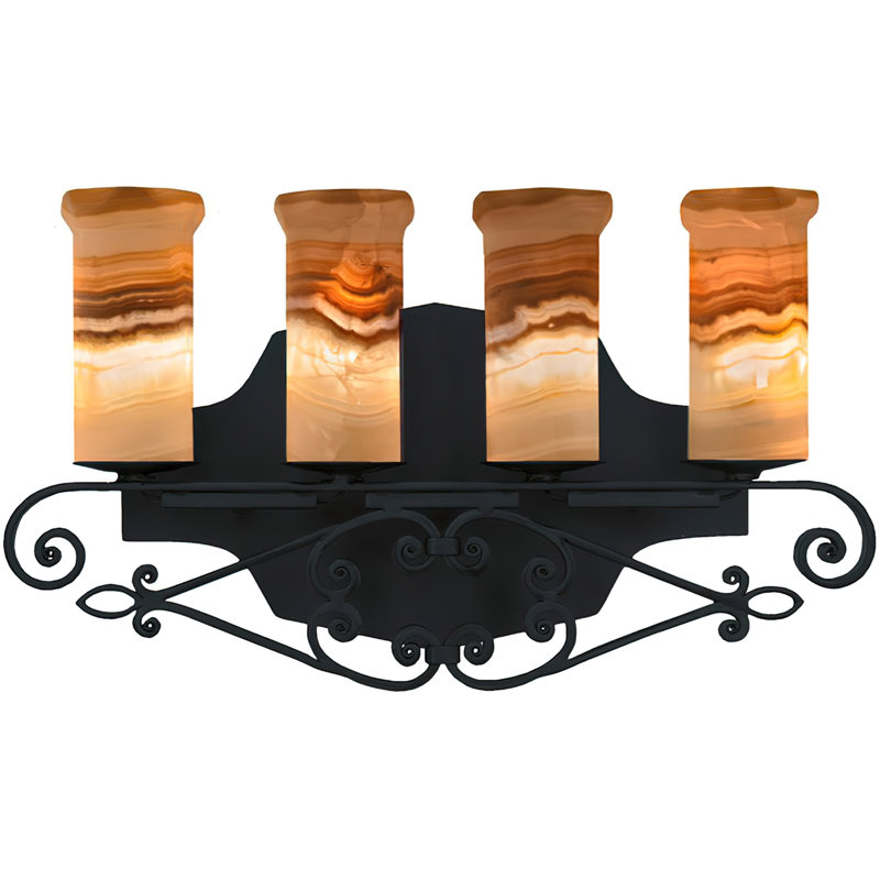 Ventana 4 - Light Vanity Light, Old World Gold