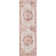 Traditional Medallion Distressed Performance Red Rug