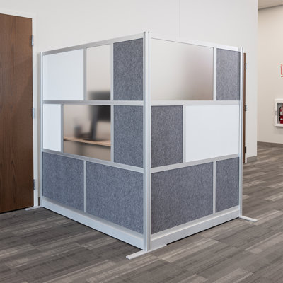 Harmony Modular Room Divider Wall System - 70" x 70" Starter Wall