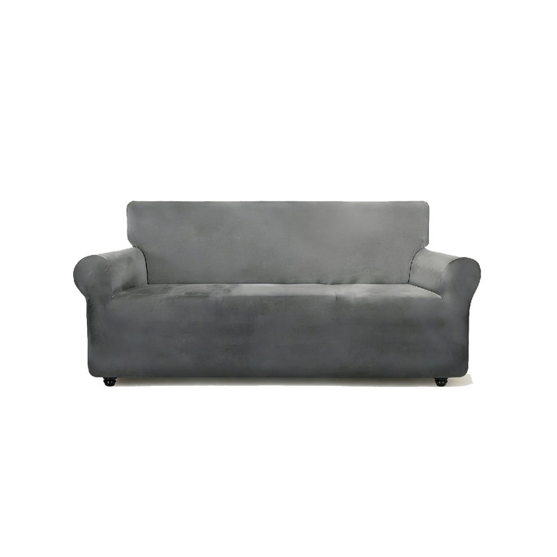 Polyester Box Cushion Sofa Slipcover