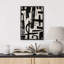 Reproduction d'art sur toile encadrée noir et blanc-109881524-109881526