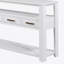 Canapé console 62,2 po avec 4 tiroirs et 2 tablettes-448297015