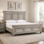 Henry Bed, Plank-Style Headboard, Crown Moldings, Wood-122772622-122772624