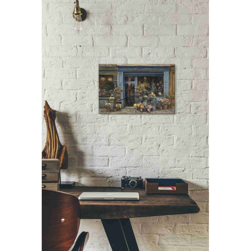 «Lartisan Fleuriste» par Marilyn Hageman, impression sur toile tendue, H 12 po x l 18 po x P 0,75 po