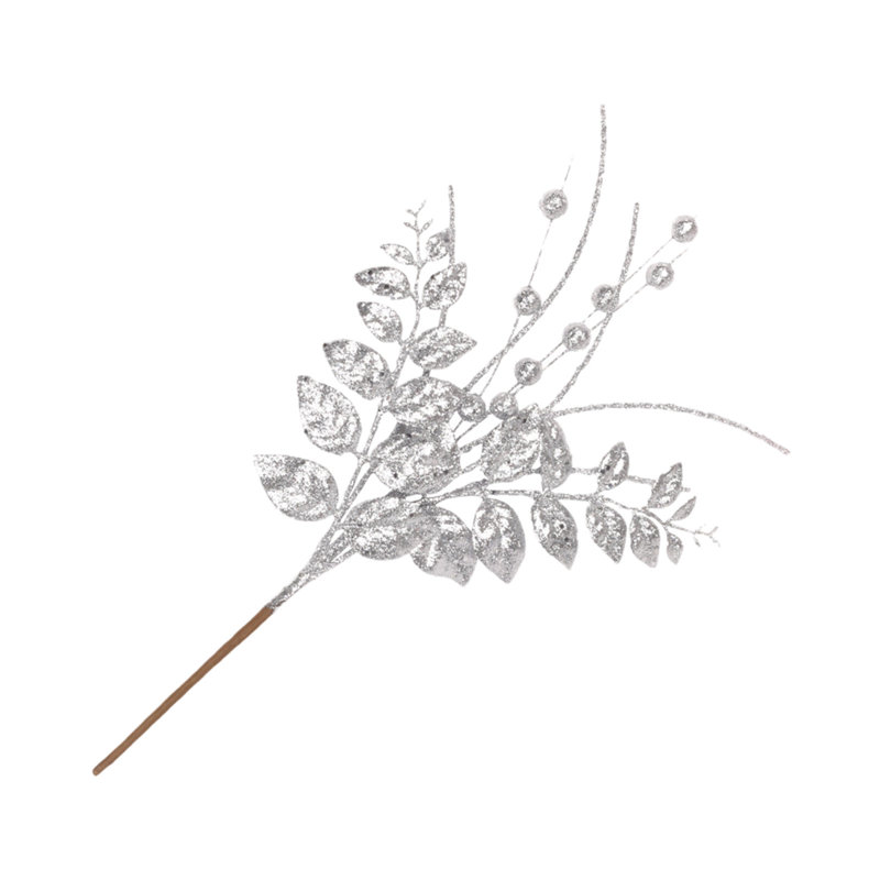 Accessoires de sapin de Noël pour Noël, Silver