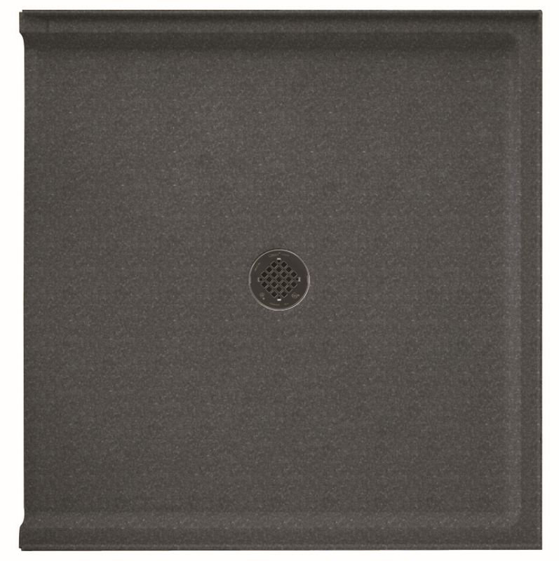 Base de douche à seuil simple 37 po x 38 po Solid Surface, Ciel nocturne