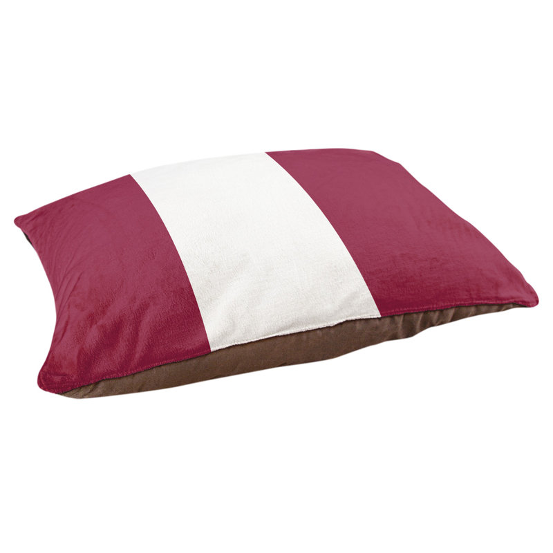 Oreiller Oklahoma, Grand (l 40 po x P 30 po x H 6,5 po), Maroon