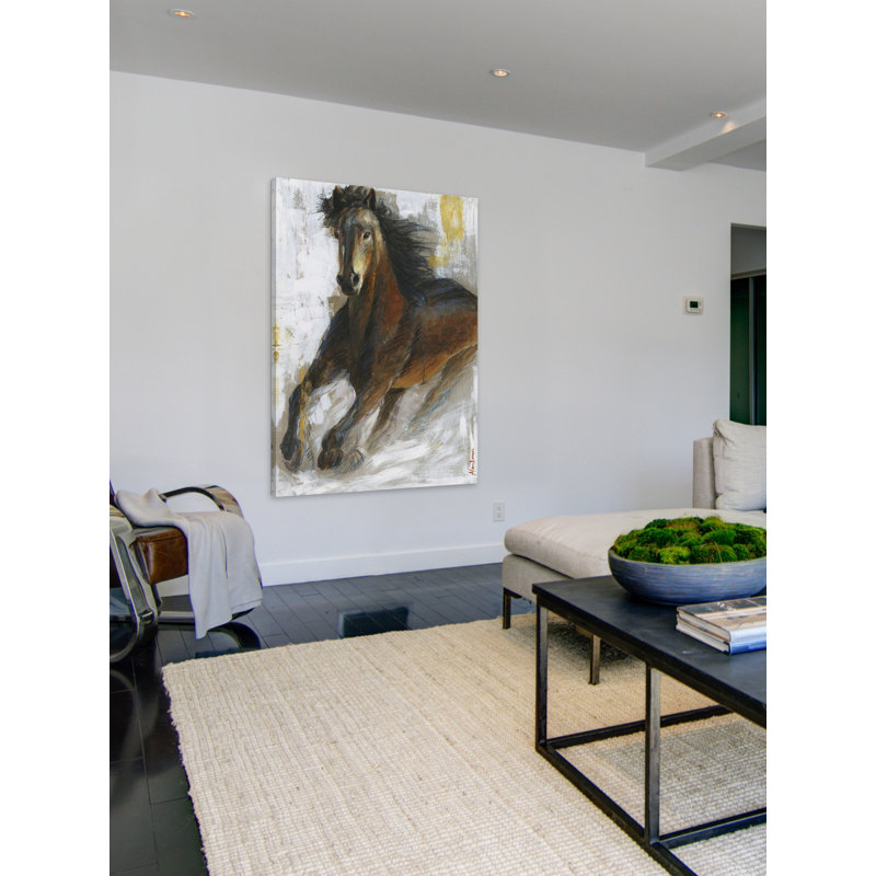 « storm », reproduction d’art sur toile tendue, H 24 po x l 16 po x P 1,5 po