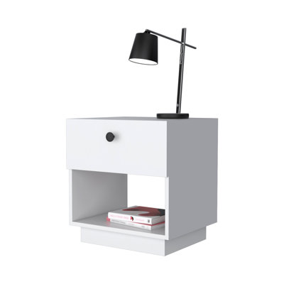 Charming One-Drawer Nightstand For Stylish Bedrooms, Enhancing Functionality