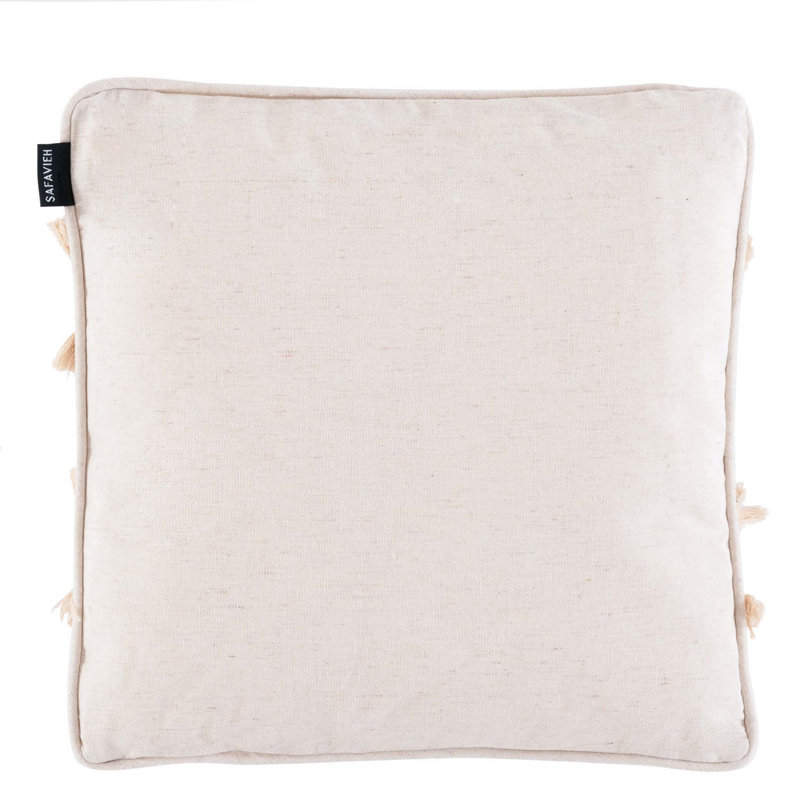 Braxton 16" Cream Geometric Boho Chic Pillow