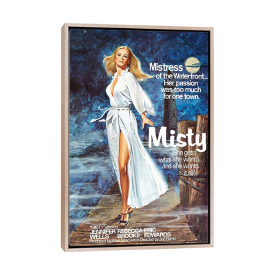 «Misty», reproduction d'art sur toile encadrée