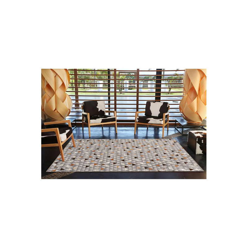 Tapis à motif triangulaire lavable à la machine, Tapis de couloir 3 pi 3 po x 9 pi 10 po