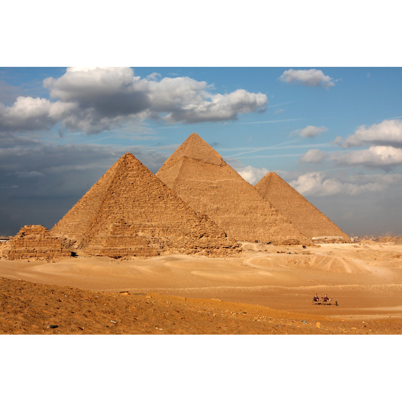 Saige " Pyramids Egypt " by Sculpies, 12" H x 18" W  