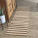 Palma 2x3 Hand Woven Performance Stripe Brown Fabric Rug