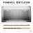 BRUNSTAG 36-Inch 600 CFM 4-Speed Stainless Steel Under Cabinet Convertible Residential Range Hood with LED Lamp