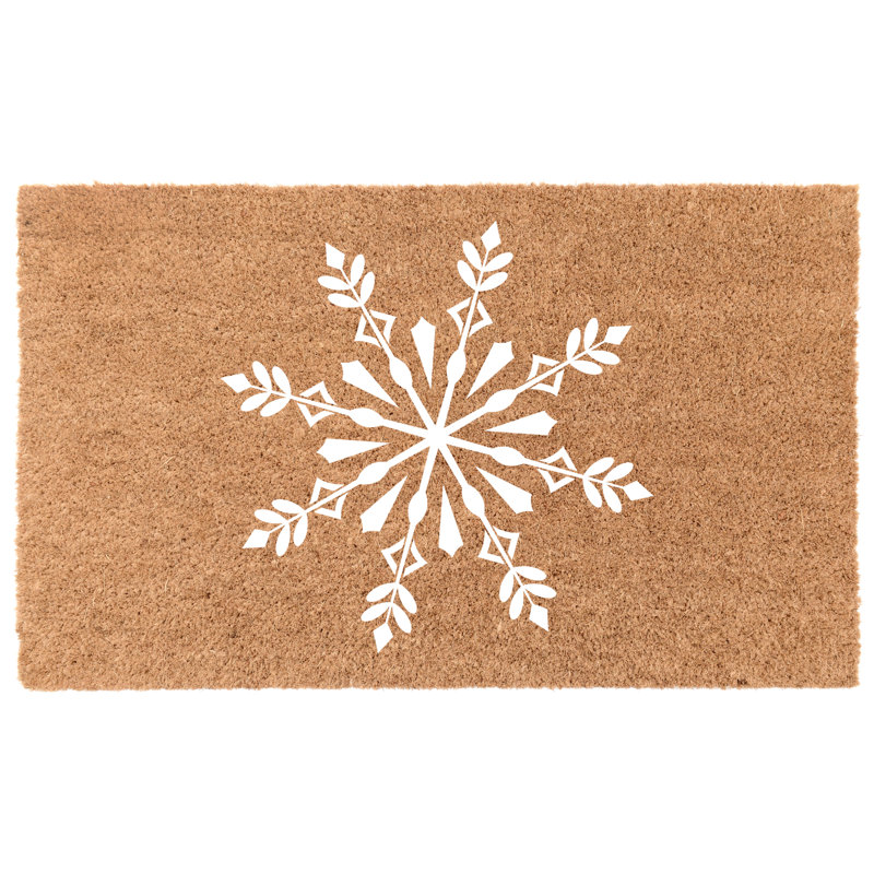 Tapis d'entrée antidérapant Snow Flake L 30 po x l 18 po
