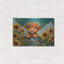 «A Cute Happy Highland Cow 2» par Momart, art mural en métal-224075632
