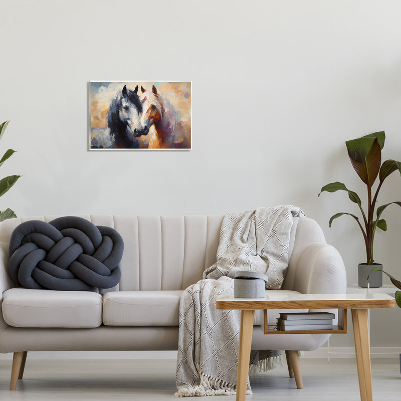Ba-379-Peinture sur bois par Ramona Murdock, H 13 po x l 19 po x P 0,5 po