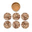 Stone Lacquer Round Coaster With Holder