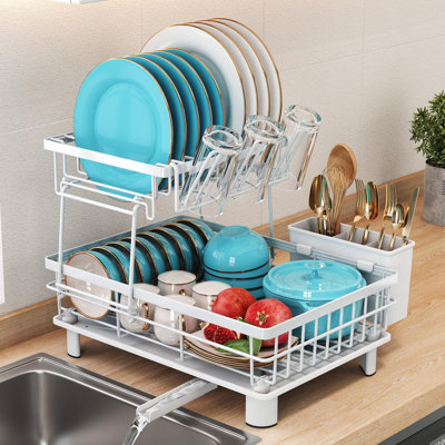 Adjustable Stainless Steel Dish Rack