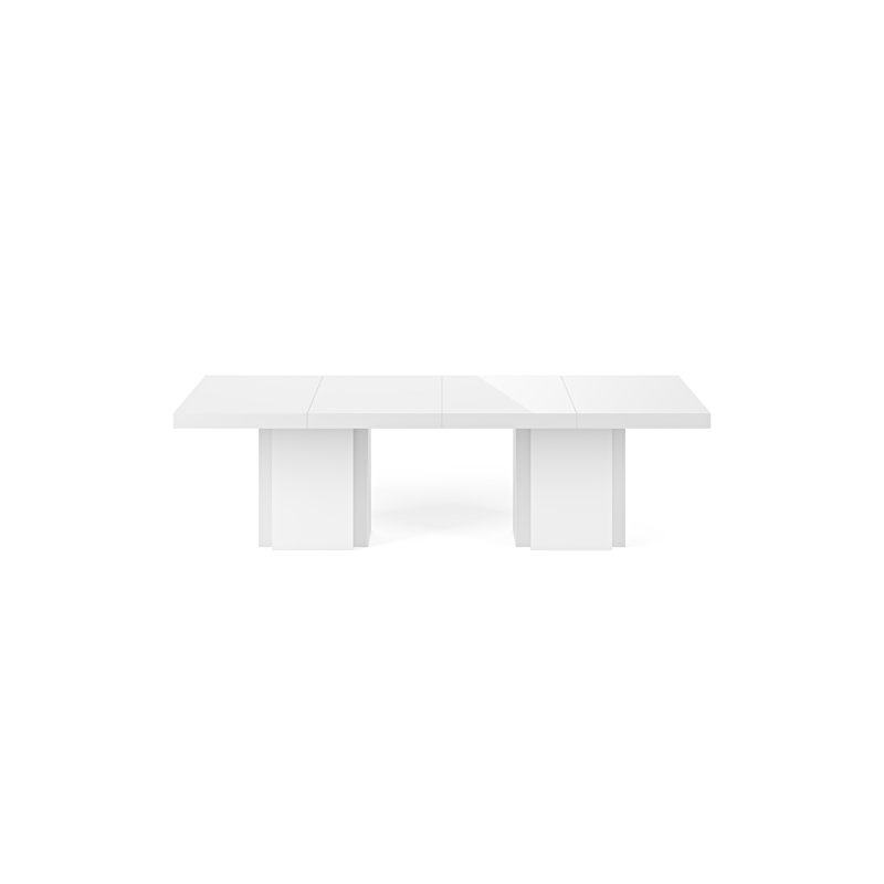 Laubestein Dining Table, White/White