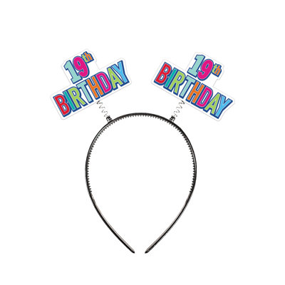 "19ème" Birthday Boppers