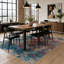 Oriental Cotton and Chenille Flatweave Area Rug-1650588307