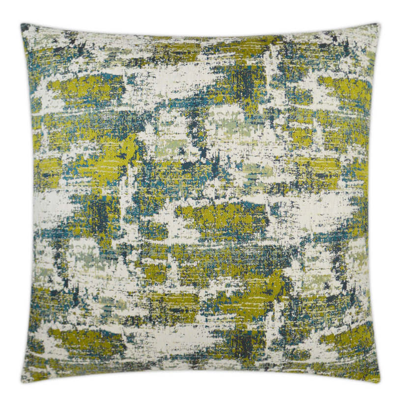 Abrash Pillow Cover & Insert, Mustard, Square 22"