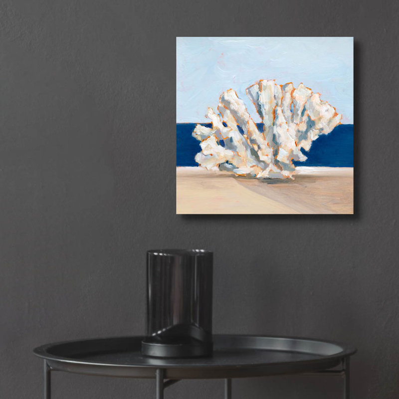 «Coral par The Shore 1» par Ethan Harper, art mural en verre acrylique