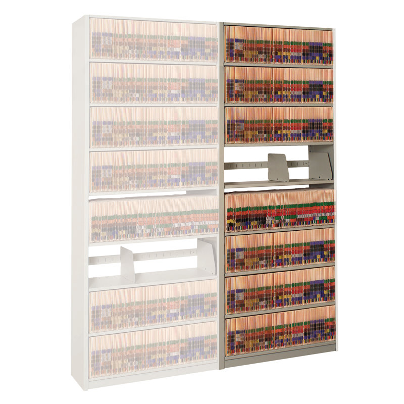 Unité de rayonnage 4Post H 88,25 po x l 36 po x P 12 po, Blanc os