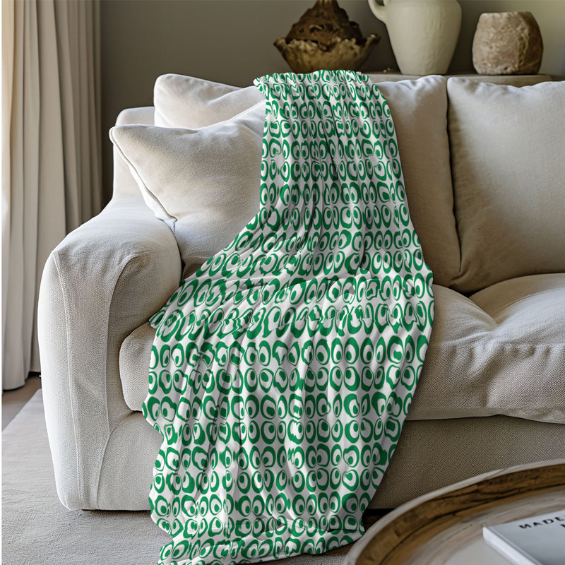 Angle Style - Couverture Sherpa 1 pièce de qualité supérieure 0148, L 50 po x L 60 po