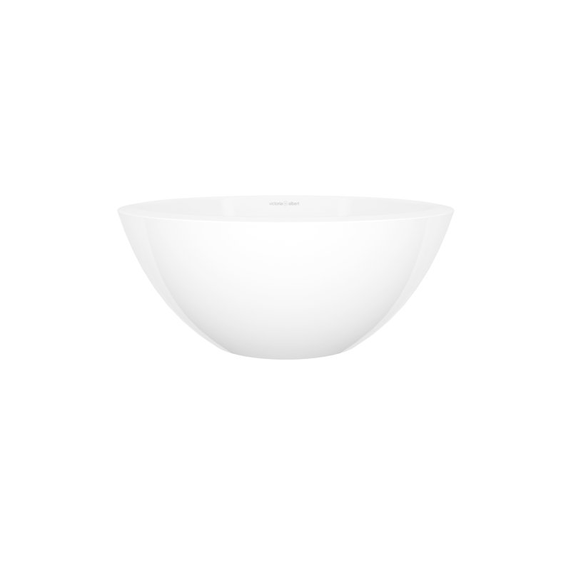 Maru 42 Round 16-5/8" Vessel Lavatory Sink in Volcanic Limestone without Internal Overflow