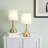 Riorita Pair of Chrome Touch Table Lamps with Fabric Shade and LED Bulbs-934045542-934045538-934045536