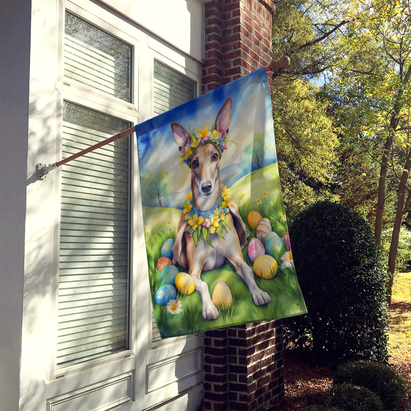 Easter Egg Hunt Double Sided 40'' H x 28'' W Polyester Easter House Flag