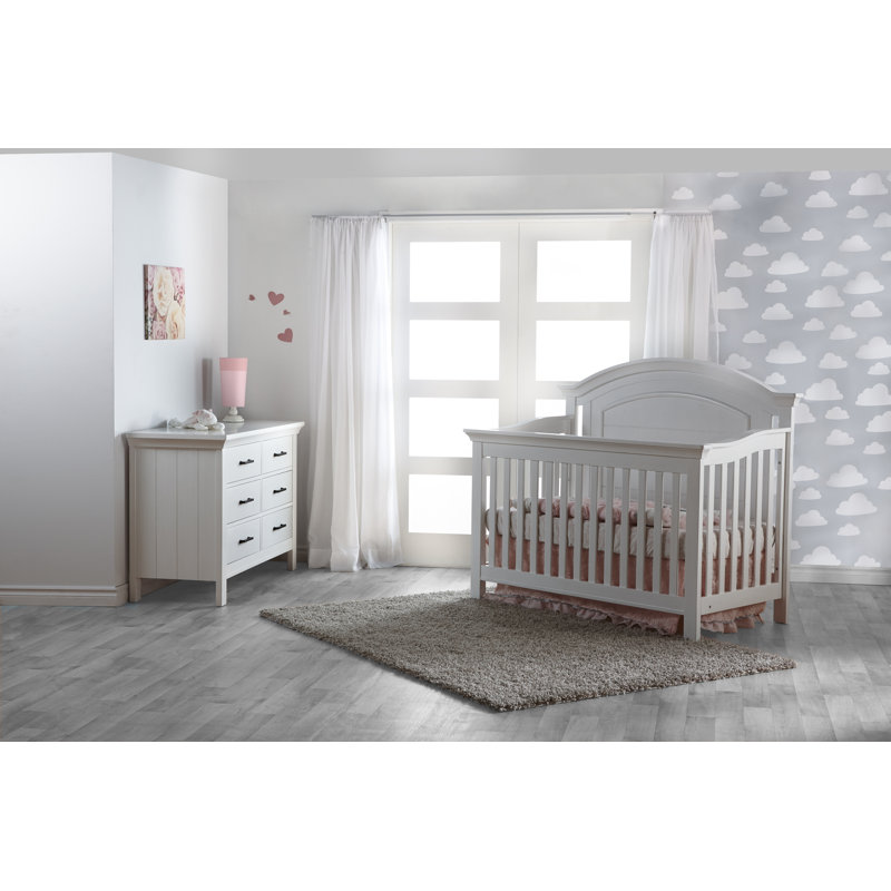 Adame Kids 6 - Drawer Dresser, Vintage White