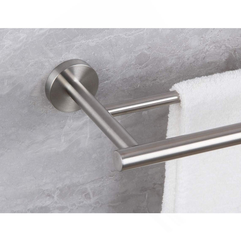 Porte-serviettes mural 23,6 po, Nickel brossé