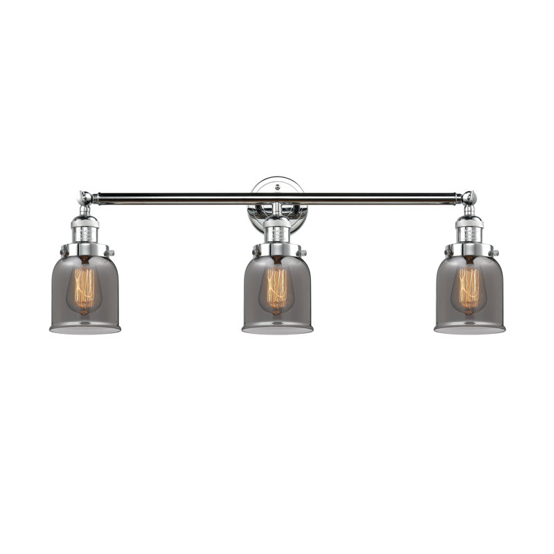 3 - Light Dimmable Bath Bar, Polished Chrome