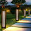 The Water-Resistant Portable Solar Light With Rattan & ABS Light Lampshade